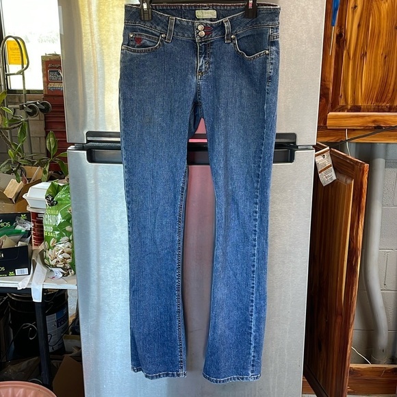 Women’s size 7/8 x 34 twenty x wrangler jeans 2 snap & low rise zip Straight leg - Picture 1 of 11